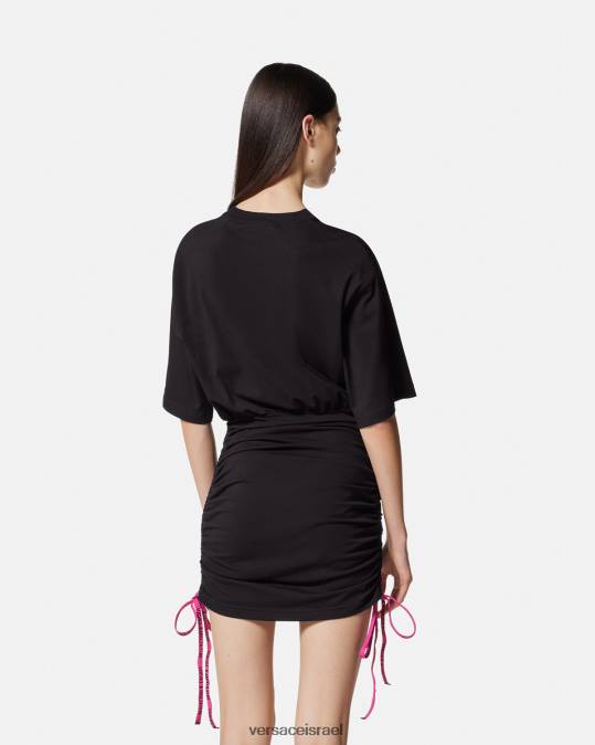 נשים Versace שָׁחוֹר שמלת חולצת טריקו מספר חתיכה הַלבָּשָׁה N8T22192