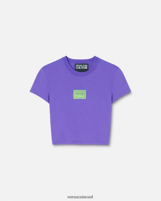 נשים Versace סָגוֹל חולצת טריקו מספר חתיכה הַלבָּשָׁה N8T22227