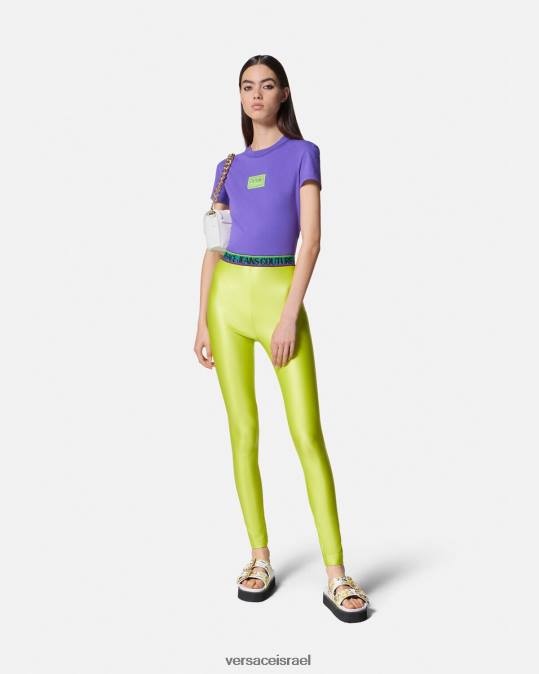 נשים Versace סָגוֹל חולצת טריקו מספר חתיכה הַלבָּשָׁה N8T22227