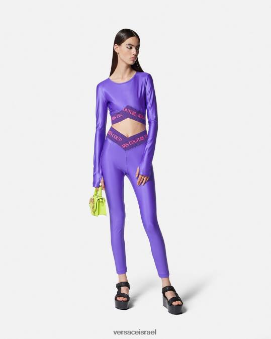 נשים Versace סָגוֹל חותלות לוגו הַלבָּשָׁה N8T22240