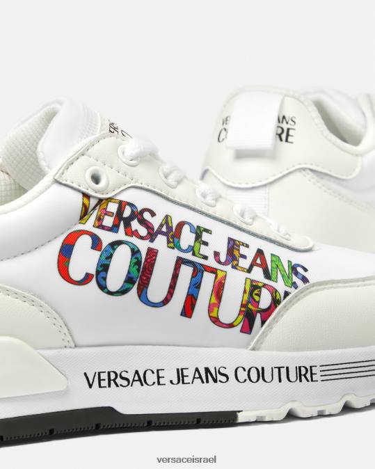 נשים Versace לבן סניקרס לוגו דינמי נַעַל N8T22281
