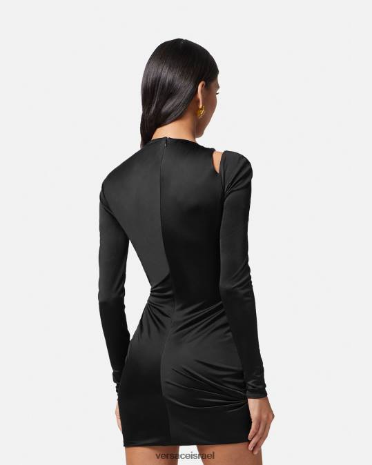 נשים Versace צבע אחד שמלת מיני מסוקסת קיץ פרחונית הַלבָּשָׁה N8T222