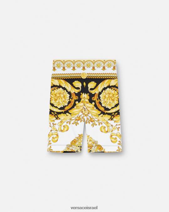 נשים Versace הדפס מכנסי אופניים קצרי כושר בארוק הַלבָּשָׁה N8T2230