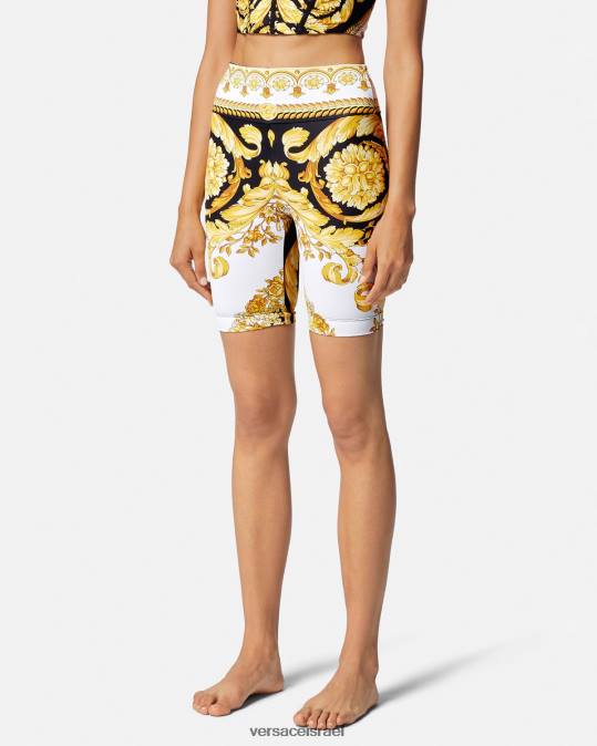 נשים Versace הדפס מכנסי אופניים קצרי כושר בארוק הַלבָּשָׁה N8T2230