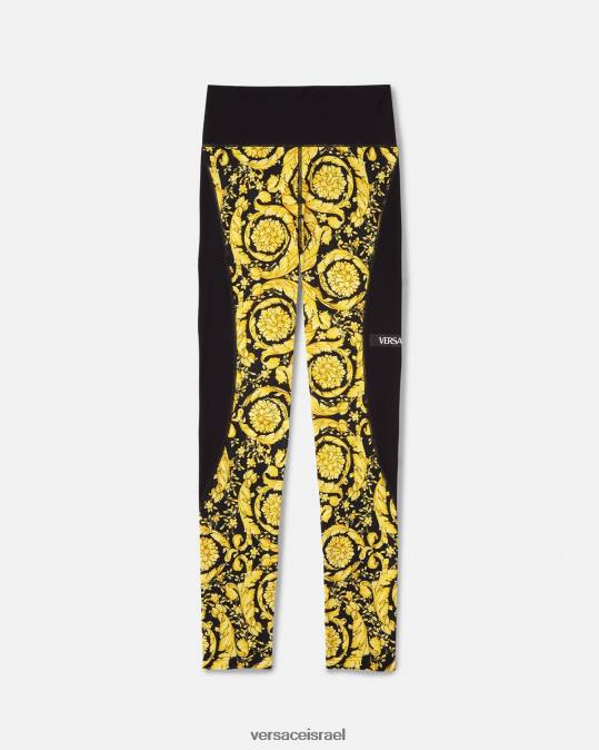 נשים Versace שָׁחוֹר חותלות בארוק הַלבָּשָׁה N8T2241