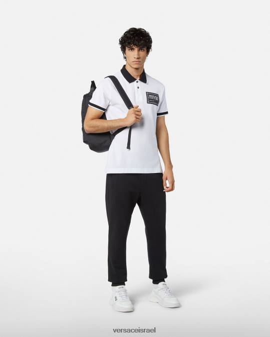 גברים Versace זהב שחור מכנסי טרנינג לוגו הַלבָּשָׁה N8T22437