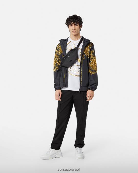 גברים Versace שָׁחוֹר מכנסי לוגו הַלבָּשָׁה N8T22438