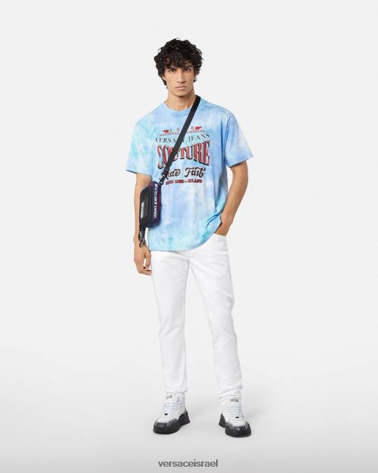 גברים Versace לבן ג'ינס לוגו הַלבָּשָׁה N8T22440