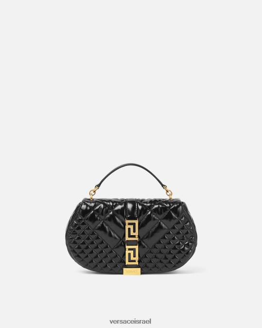 נשים Versace שָׁחוֹר תיק כתף של אלת גרקה תיקים N8T2246