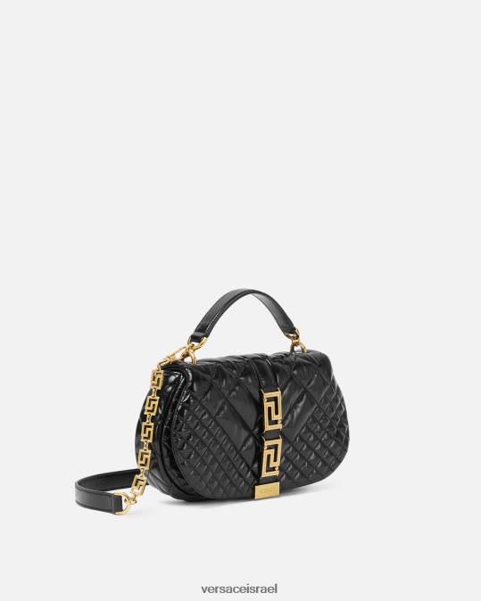 נשים Versace שָׁחוֹר תיק כתף של אלת גרקה תיקים N8T2246