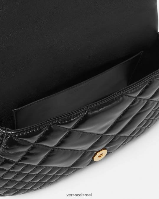 נשים Versace שָׁחוֹר תיק כתף של אלת גרקה תיקים N8T2246