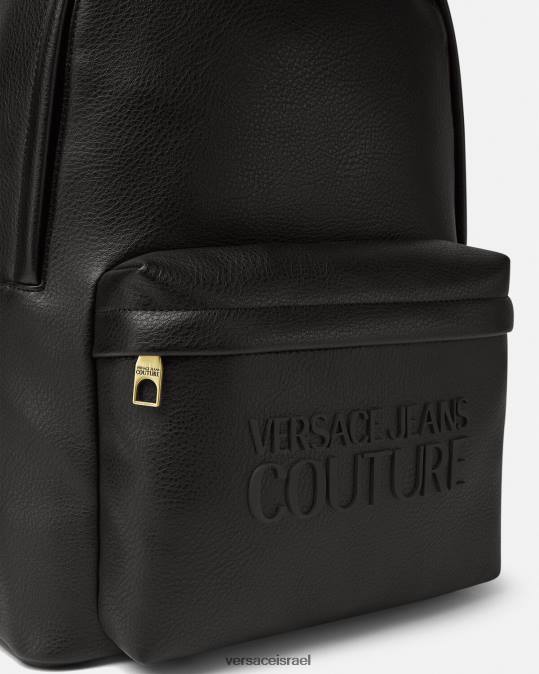 גברים Versace שָׁחוֹר תיק גב לוגו אביזרים N8T22472