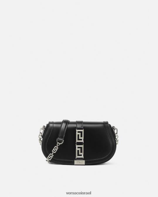נשים Versace שָׁחוֹר תיק כתף של אלת גרקה תיקים N8T2248