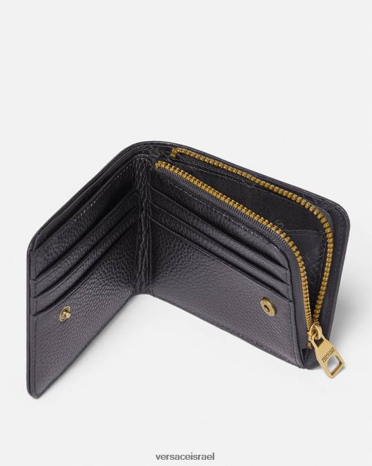 גברים Versace שָׁחוֹר ארנק לוגו אביזרים N8T22486