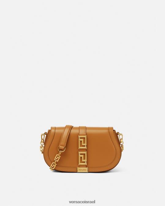 נשים Versace קַרַמֵל תיק כתף של אלת גרקה תיקים N8T2249