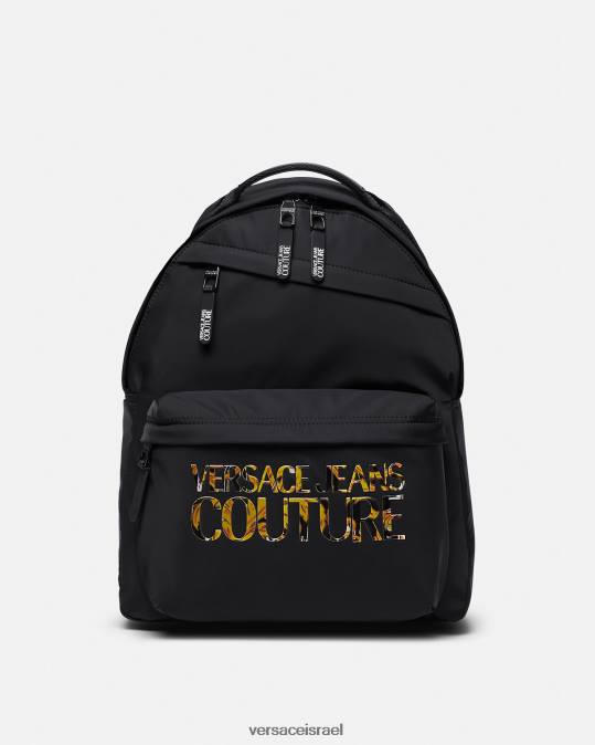 גברים Versace סַסגוֹנִיוּת תיק גב לוגו קוטור אביזרים N8T22491