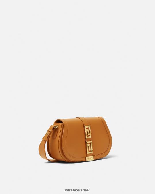 נשים Versace קַרַמֵל תיק כתף של אלת גרקה תיקים N8T2249