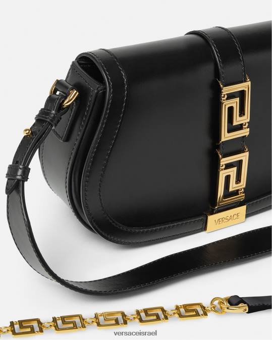 נשים Versace שָׁחוֹר תיק כתף של אלת גרקה תיקים N8T2251