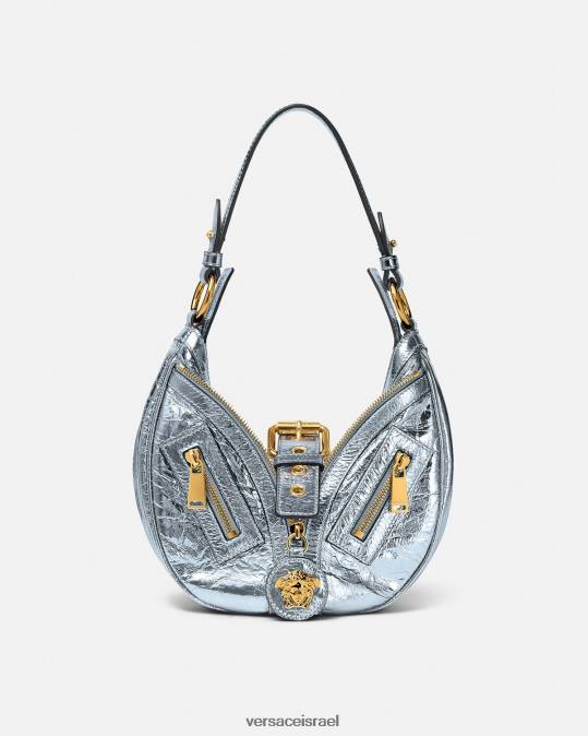 נשים Versace צבע אחד תיק נווד קטן חוזר מתכתי תיקים N8T2277