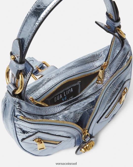 נשים Versace צבע אחד תיק נווד קטן חוזר מתכתי תיקים N8T2277