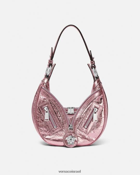 נשים Versace צבע אחד חזור על תיק נווד קטן מתכתי תיקים N8T2281