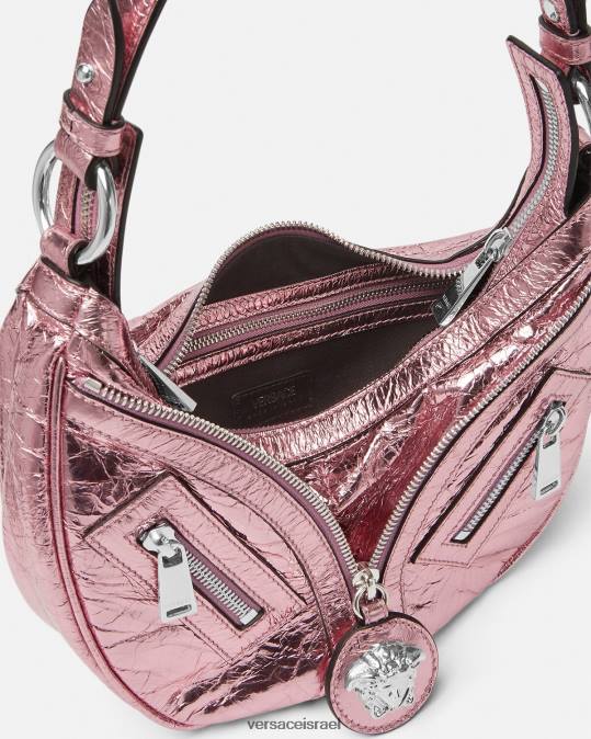 נשים Versace צבע אחד חזור על תיק נווד קטן מתכתי תיקים N8T2281