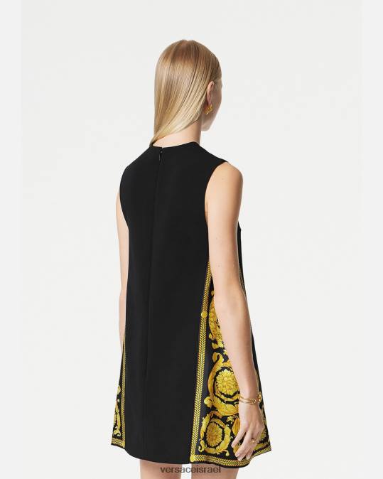 נשים Versace הדפס שמלת מיני בארוקו הַלבָּשָׁה N8T228