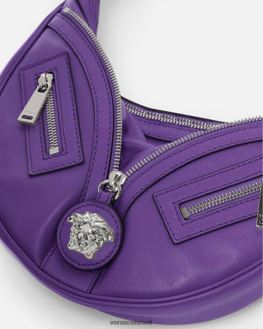 נשים Versace סָגוֹל חזור על תיק נווד קטן תיקים N8T2294