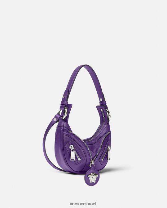 נשים Versace סָגוֹל תיק נווד מיני חוזר תיקים N8T2296