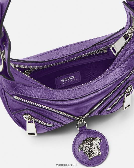 נשים Versace סָגוֹל תיק נווד מיני חוזר תיקים N8T2296