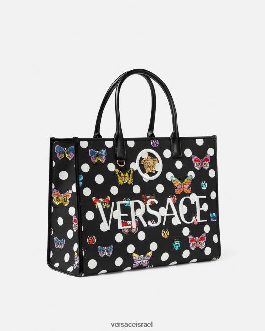 נשים Versace הדפס תיק גדול של פרפרים תיקים N8T2300