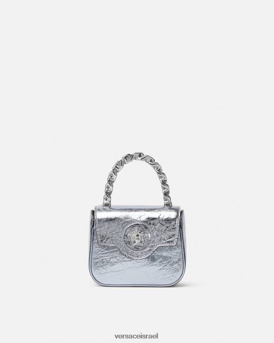 נשים Versace כחול בהיר תיק מיני מתכתי לה מדוזה תיקים N8T2302