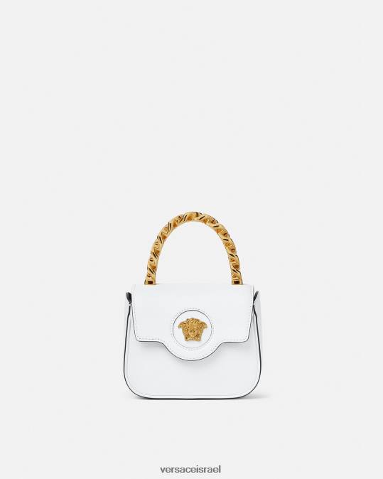 נשים Versace לבן תיק מיני לה מדוזה תיקים N8T2312
