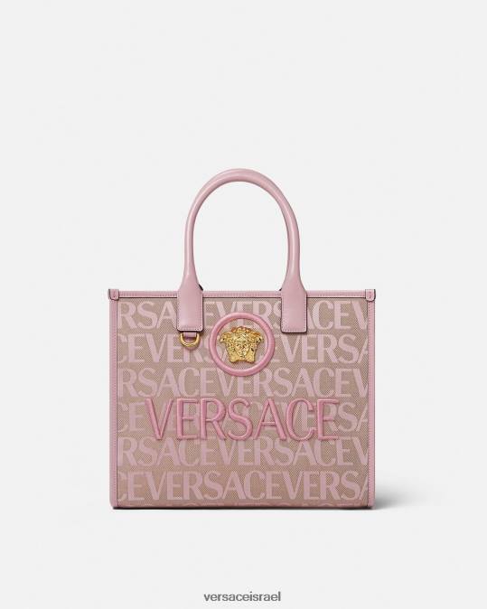 נשים Versace ורוד & הדפס שקית תיק קטן תיקים N8T2317