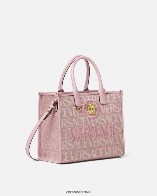 נשים Versace ורוד & הדפס שקית תיק קטן תיקים N8T2317