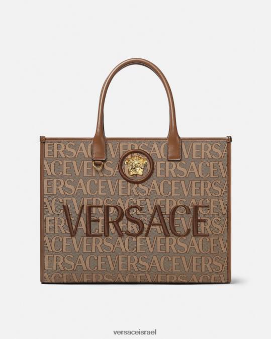 נשים Versace חום שקית שקית גדולה תיקים N8T2321