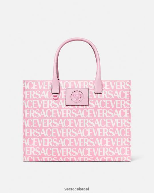 נשים Versace וָרוֹד שקית שקית גדולה תיקים N8T2323
