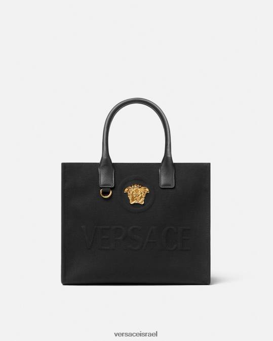 נשים Versace שָׁחוֹר תיק קטן לה מדוזה תיקים N8T2331