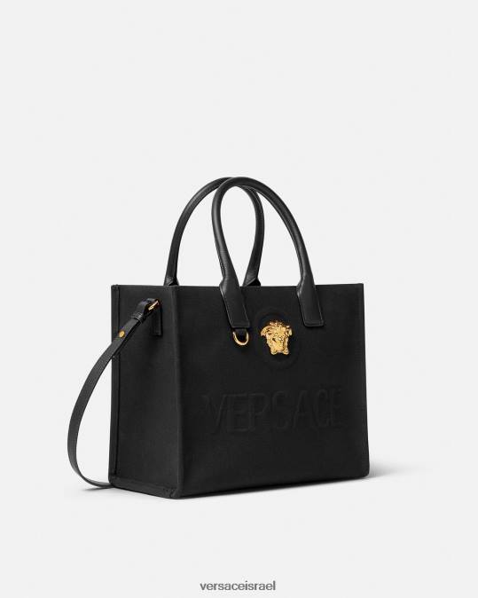 נשים Versace שָׁחוֹר תיק קטן לה מדוזה תיקים N8T2331