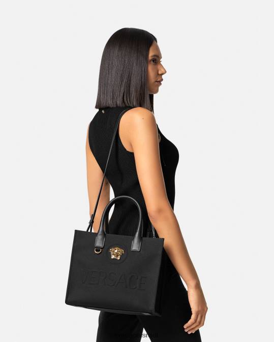 נשים Versace שָׁחוֹר תיק קטן לה מדוזה תיקים N8T2331