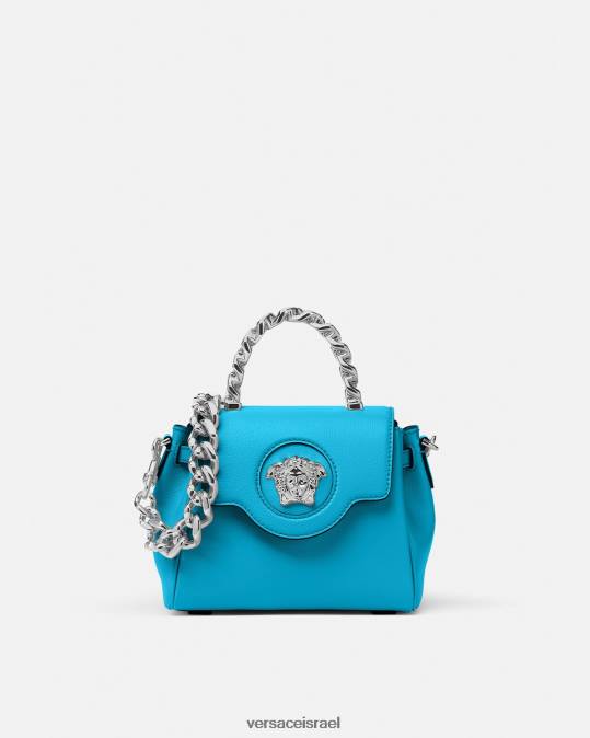 נשים Versace טורקיז תיק יד קטן לה מדוזה תיקים N8T2333