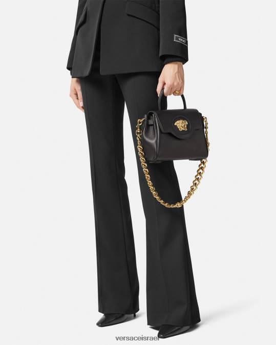 נשים Versace שָׁחוֹר תיק יד קטן לה מדוזה תיקים N8T2334