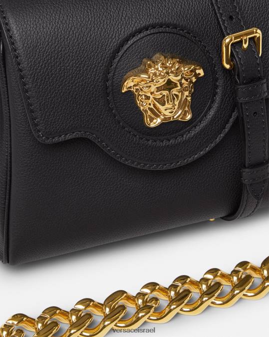 נשים Versace שָׁחוֹר תיק יד קטן לה מדוזה תיקים N8T2334