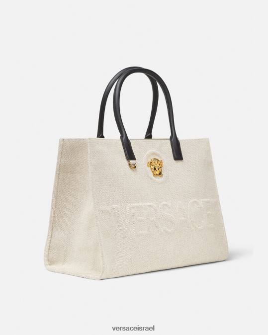 נשים Versace בז' תיק גדול לה מדוזה תיקים N8T2340