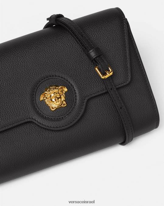 נשים Versace שָׁחוֹר תיק קרוסבודי לה מדוזה תיקים N8T2344