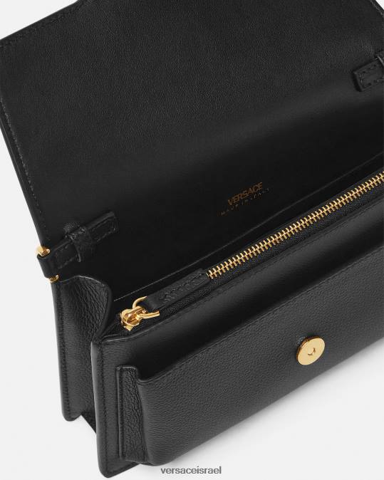 נשים Versace שָׁחוֹר תיק קרוסבודי לה מדוזה תיקים N8T2346
