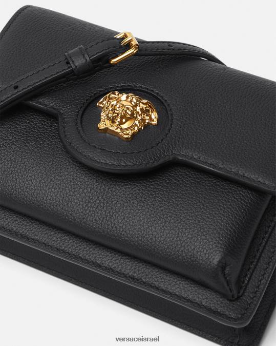 נשים Versace שָׁחוֹר תיק קרוסבודי לה מדוזה תיקים N8T2346