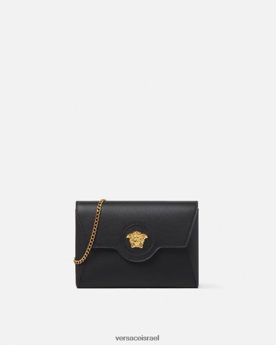 נשים Versace שָׁחוֹר מצמד מעטפת לה מדוזה תיקים N8T2348