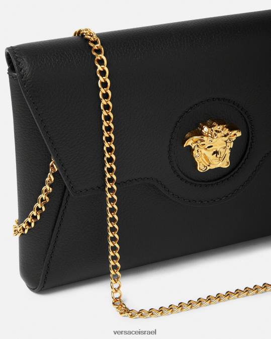 נשים Versace שָׁחוֹר מצמד מעטפת לה מדוזה תיקים N8T2348