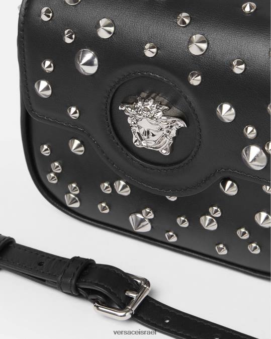 נשים Versace שָׁחוֹר שקית מיני מדוזה לה מדוזה תיקים N8T2352